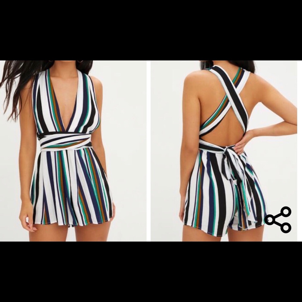 Tie around romper